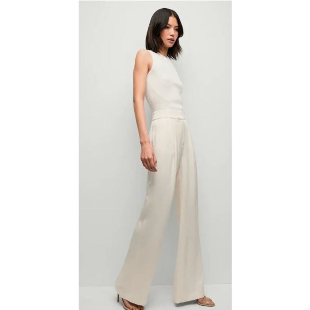 Veronica Beard Women's Robinne Wide Leg Pant Pants Sz 10 NWT 498 Dove IRRG